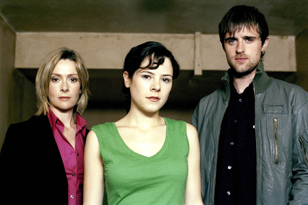 The Ghost Squad cast: Emma Fielding, Elaine Cassidy, Jonas Armstrong - Company Pictures / Channel 4 Television